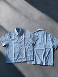 RUNNING MAN BUTTON-UP